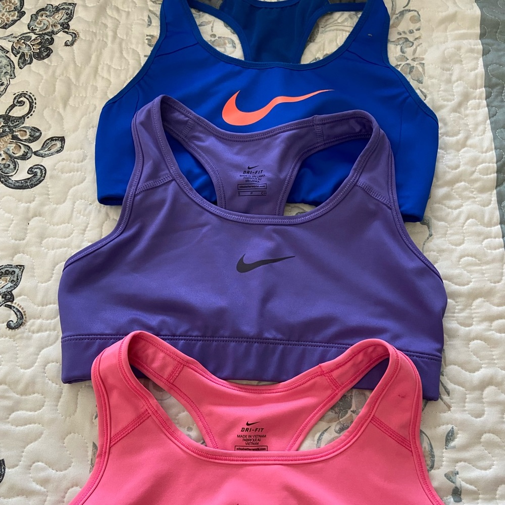 Bundle of 3 Nike Dri-fit sports bras